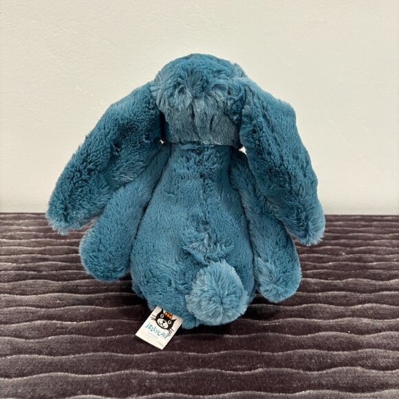 RARE Jellycat Medium Bashful Mineral Blue Bunny BNWT - Picture 5 of 6